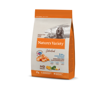 Nature`s Variety SELECTED MEDIUM/MAXI - NORWEGIAN SALMON 12kg